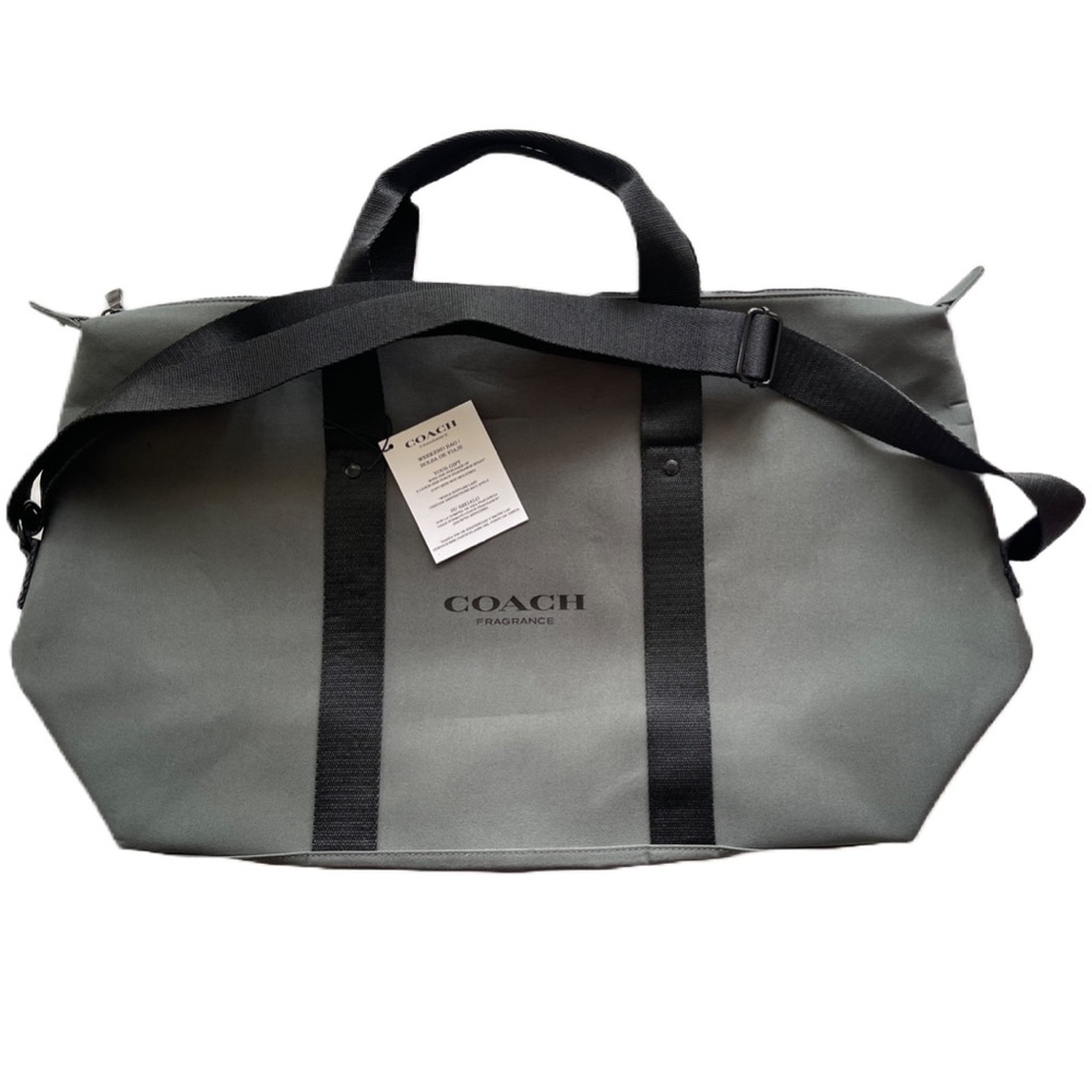 $42❤️‍🔥 LAST 1! COACH Weekend Bag Gray 💼 NEW IN PACKAGE Duffel Men’s Fragrance - Picture 4 of 5
